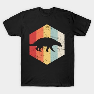 Retro 70s Ankylosaurus T-Shirt